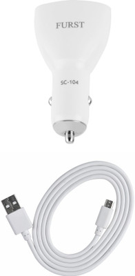 

Furst 2.0 amp Car Charger(White), Furst 2 amp Car Charger(White)