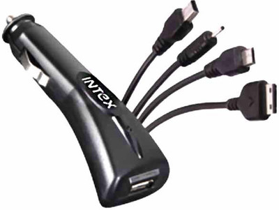 

Intex 0.5 amp Car Charger(Black)