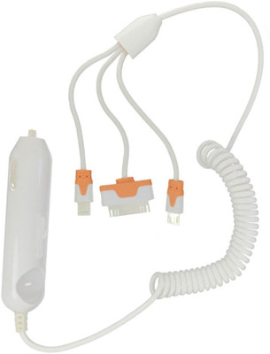 

Cellista 2.0 amp Car Charger(White)