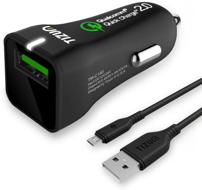 

TIZUM 2.4 Amp Turbo Car Charger(Black)