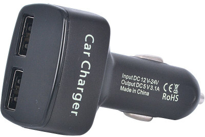 

Futaba 3.1 amp Turbo Car Charger(Black)