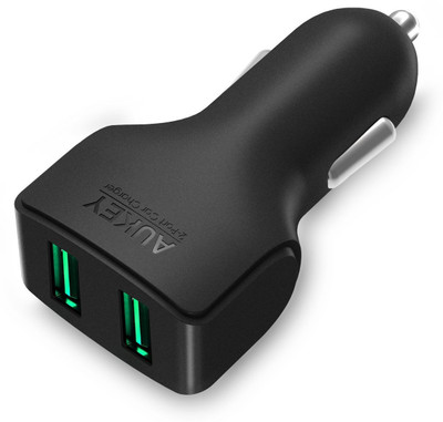 

Aukey 2.4 amp Turbo Car Charger(Black)