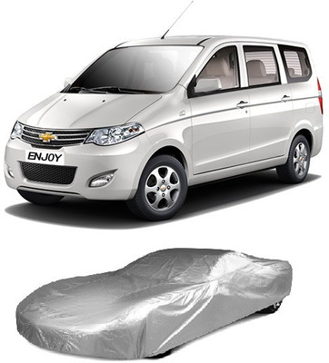 Hillton Car Cover For Chevrolet Enjoy(Silver)