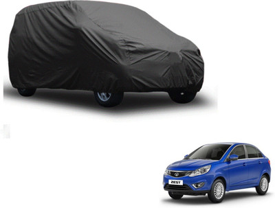 Auto Hub Car Cover For Tata Zest (Without Mirror Pockets)(Grey)