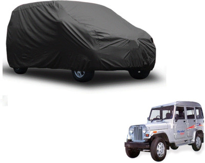 Auto Hub Car Cover For Mahindra Marshal (Without Mirror Pockets)(Grey)