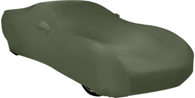 Style In Ride Car Cover For Mahindra Logan (With Mirror Pockets)(Green)