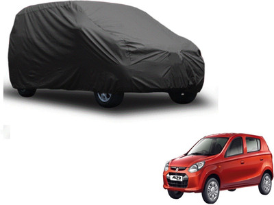 Auto Hub Car Cover For Maruti Suzuki Alto 800 (Without Mirror Pockets)(Grey)