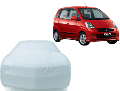 P Decor Car Cover For Maruti Suzuki Zen Estilo (Without Mirror Pockets)(Silver)