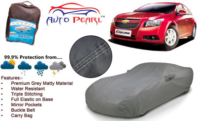 AUTO PEARL Car Cover For Chevrolet Cruze (With Mirror Pockets)(Grey)