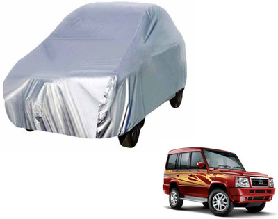 Auto Hub Car Cover For Tata Sumo (Without Mirror Pockets)(Silver)
