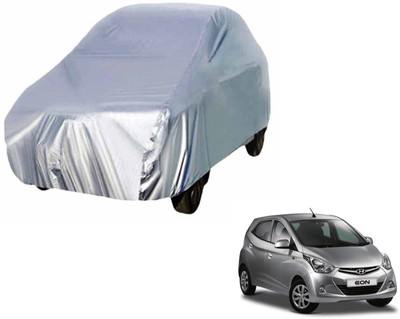 Auto Hub Car Cover For Hyundai Eon (Without Mirror Pockets)(Silver)