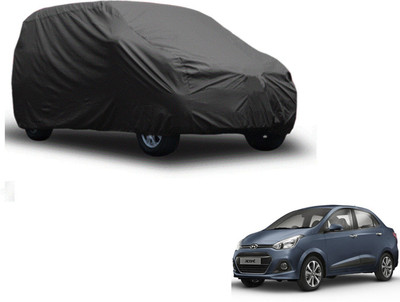 Auto Hub Car Cover For Hyundai Xcent (Without Mirror Pockets)(Grey)