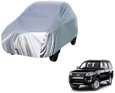 Auto Hub Car Cover For Ford Endeavour (Without Mirror Pockets)(Silver)