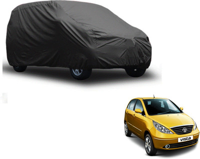 Auto Hub Car Cover For Tata Indica Vista (Without Mirror Pockets)(Grey)