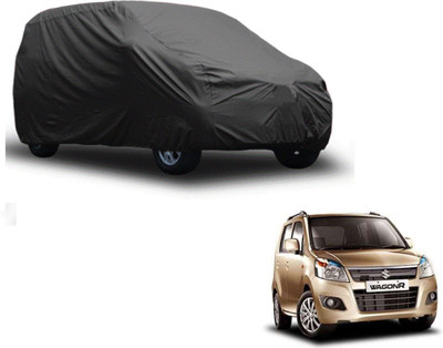 Auto Hub Car Cover For Maruti Suzuki WagonR (Without Mirror Pockets)(Grey)