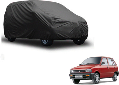Auto Hub Car Cover For Maruti Suzuki 800 (Without Mirror Pockets)(Grey) Auto Hub Car Cover For Maruti Suzuki 800 (Without Mirror Pockets)(Grey)