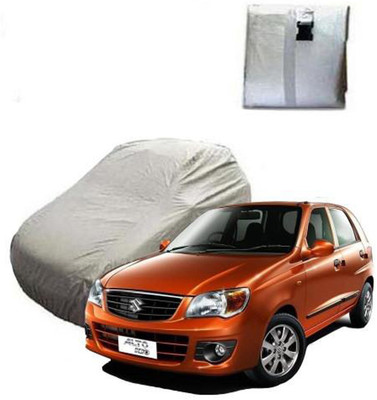 BrandTrendz Car Cover For Maruti Suzuki Alto K10 (With Mirror Pockets)(Grey)