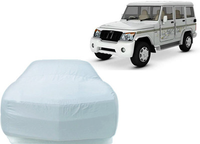 P Decor Car Cover For Mahindra Bolero (Without Mirror Pockets)(Silver)