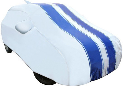 Millionaro Car Cover For Maruti Suzuki WagonR (With Mirror Pockets)(Grey, Blue)