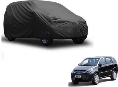 Auto Hub Car Cover For Tata Aria (Without Mirror Pockets)(Grey)