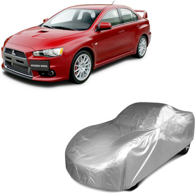 ACCESSOREEZ Car Cover For Mitsubishi Lancer (Without Mirror Pockets)(Silver)