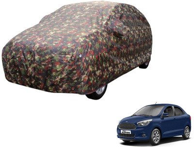 Auto Hub Car Cover For Ford Figo Aspire (Without Mirror Pockets)(Multicolor)