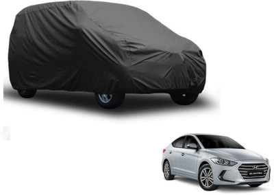 Auto Hub Car Cover For Hyundai Elantra (Without Mirror Pockets)(Grey)
