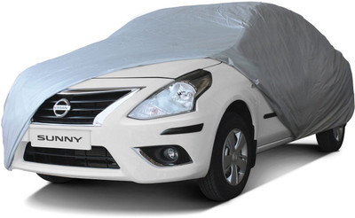 Tip Top Sales Car Cover For Nissan Sunny (Without Mirror Pockets)(Grey)
