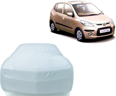 P Decor Car Cover For Hyundai i10 (Without Mirror Pockets)(Silver)