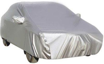 White horse Car Cover For Honda Brio (With Mirror Pockets)(Grey)