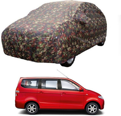 MoTRoX Car Cover For Chevrolet Enjoy (With Mirror Pockets)(Multicolor)