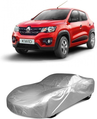 Accedre Car Cover For Renault Kwid (Without Mirror Pockets)(Silver)