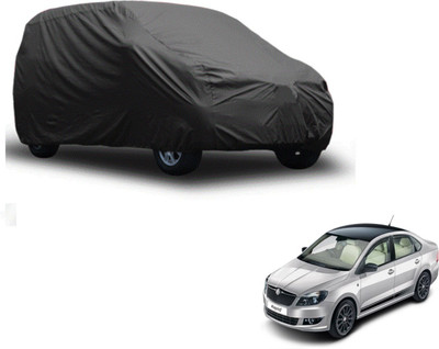 Auto Hub Car Cover For Skoda Rapid (Without Mirror Pockets)(Grey)