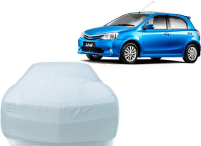 P Decor Car Cover For Toyota Etios Liva (Without Mirror Pockets)(Silver)