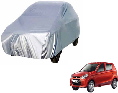 Auto Hub Car Cover For Maruti Suzuki Alto 800 (Without Mirror Pockets)(Silver)