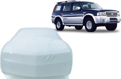 P Decor Car Cover For Ford Endeavour (Without Mirror Pockets)(Silver)