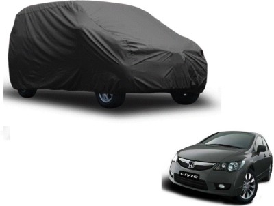 Auto Hub Car Cover For Honda Civic (Without Mirror Pockets)(Grey)