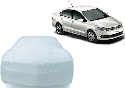 P Decor Car Cover For Volkswagen Vento (Without Mirror Pockets)(Silver)