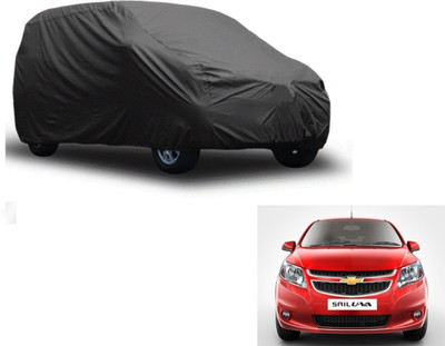 Auto Hub Car Cover For Chevrolet UVA (Without Mirror Pockets)(Grey)