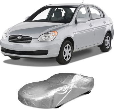 Viaan Car Cover For Hyundai Accent(Silver)
