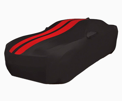 COVERWELL Car Cover For Hyundai Eon(Black, Red)