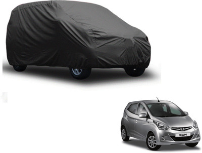 Auto Hub Car Cover For Hyundai Eon (Without Mirror Pockets)(Grey)