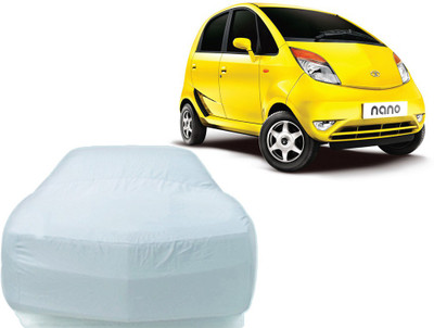 P Decor Car Cover For Tata Nano (Without Mirror Pockets)(Silver)