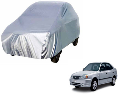 Ultra Fit Car Cover For Hyundai Accent (Without Mirror Pockets)(Silver)