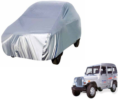 Ultra Fit Car Cover For Mahindra Marshal (Without Mirror Pockets)(Silver)