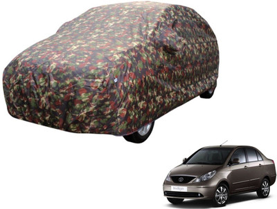 Auto Hub Car Cover For Tata Indigo CS (Without Mirror Pockets)(Multicolor)