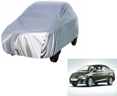Auto Hub Car Cover For Maruti Suzuki Ciaz (Without Mirror Pockets)(Silver)