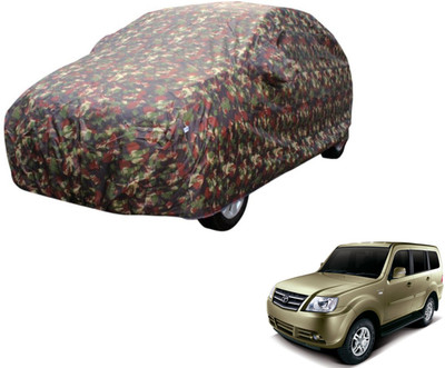 Auto Hub Car Cover For Tata Sumo Grande (Without Mirror Pockets)(Multicolor)