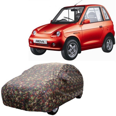 MoTRoX Car Cover For Mahindra Reva (With Mirror Pockets)(Multicolor)