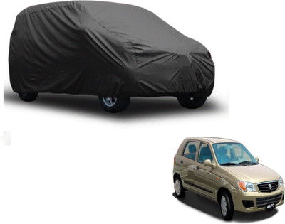 Auto Hub Car Cover For Maruti Suzuki Alto (Without Mirror Pockets)(Grey)